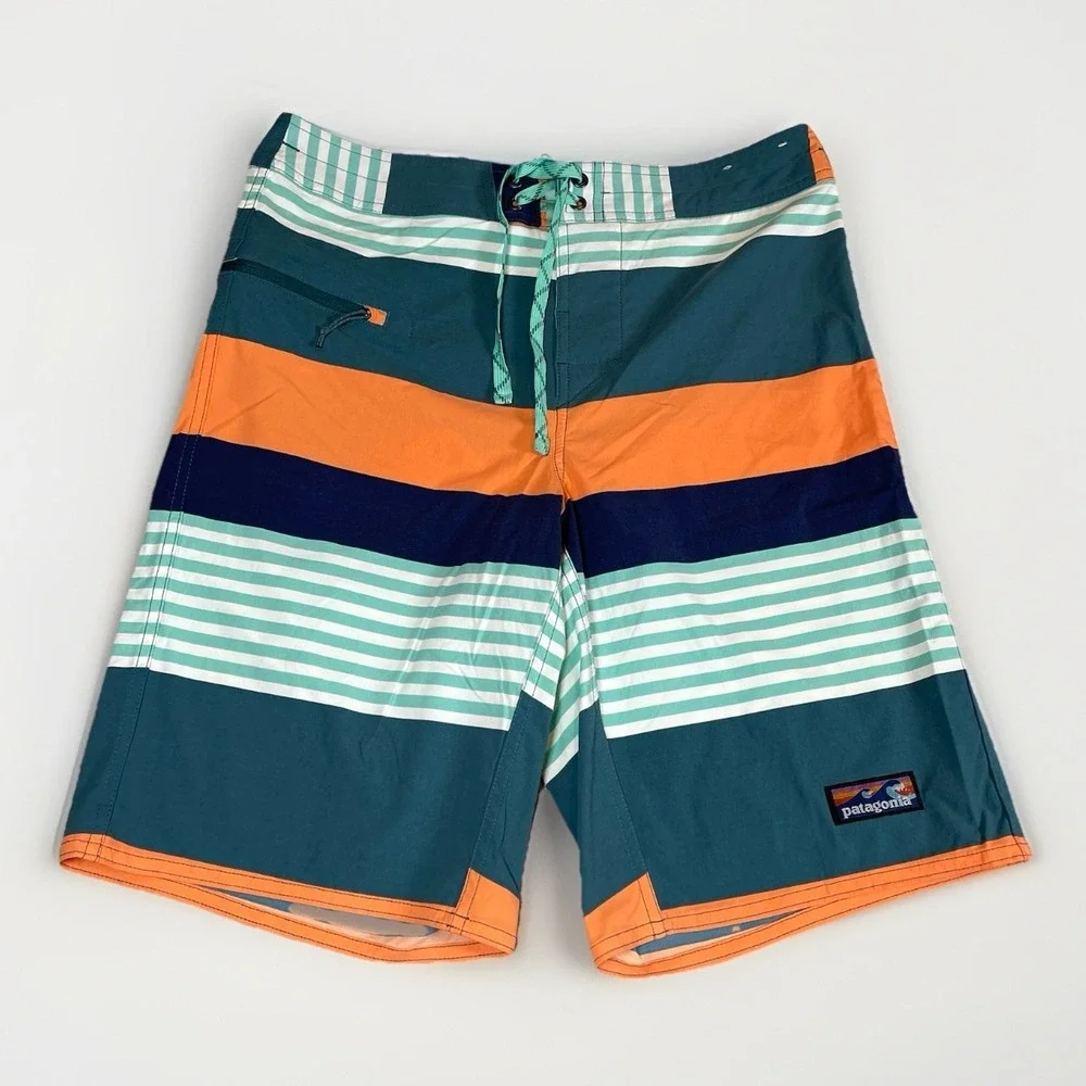 Patagonia Board Shorts Mens 31 Stretch Wavefarer Lightweight Swim‎ Trunks